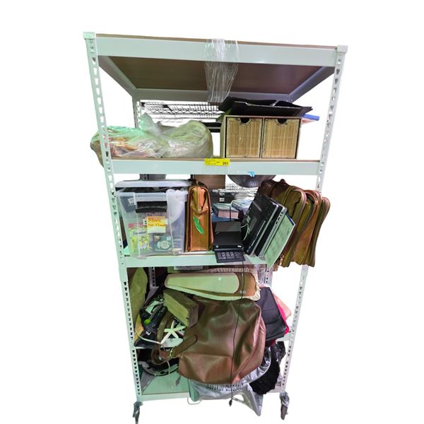 Shelf content lot - includes Leather Bags, Laptops, & More