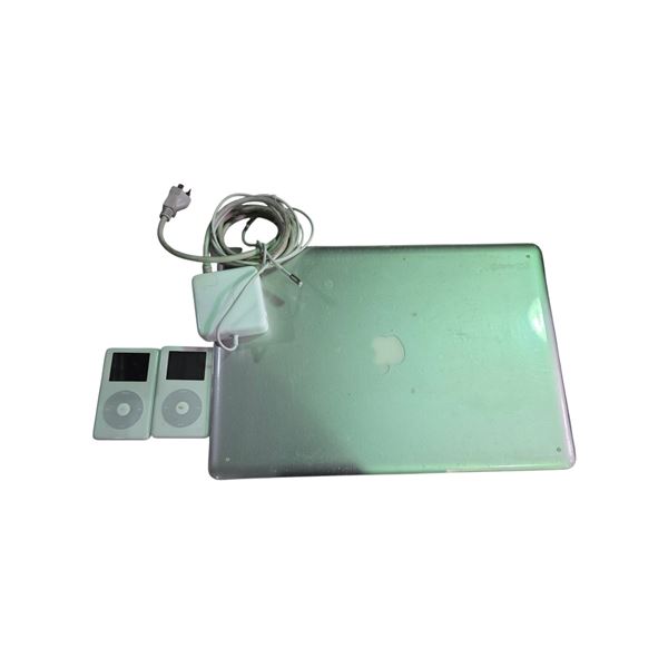 Macbook Pro Laptop (A1297) & 2 60GB Ipods - includes charger