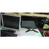 Image 2 : Group of 5 assorted Monitors - includes 2 Keyboards