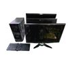 Image 1 : Acer Desktop Workstation Office Set - includes 3 Monitors, Tower Computer Aspire Acer & Keyboard
