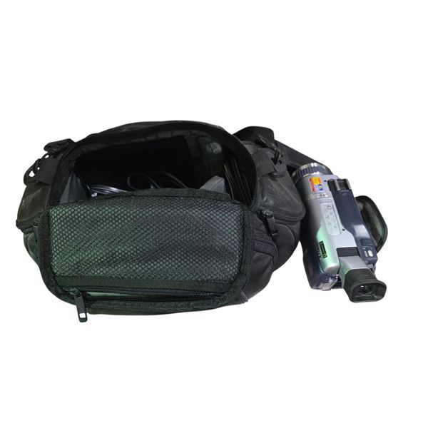 Sony Digital 8 Handycam 700x Steady Shot Camera & Bag - includes Cables