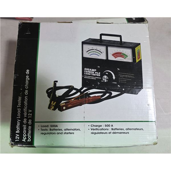 Open Box 12V Battery Load Tester 500A