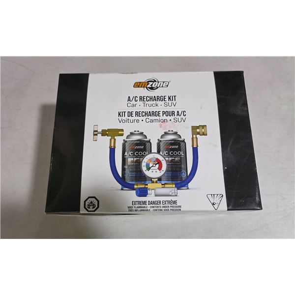 Open Box EmZone A/C Recharge Kit for Automobile