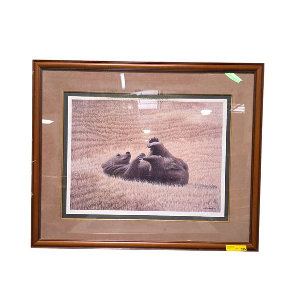 Framed Print "Simple Pleasure" by Ken Conragan, 1991, AP 50/55, Approx. H36" x W44"