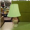 Image 3 : 3-Drawer Dresser (H32" x W34") with Pink Lamp