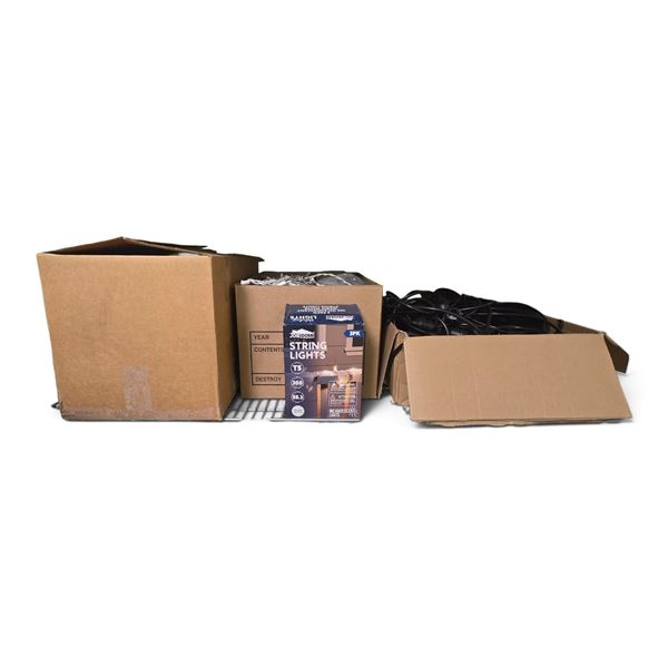 Group of 3 boxes of assorted Lighting & Parts