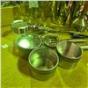 Image 2 : Barware Set with Shaker, Strainer, Jigger, and Glasses
