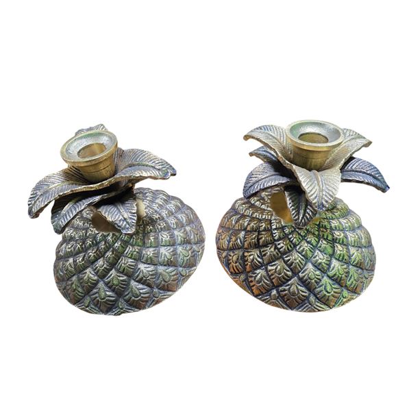 10-Pcs - NIB ThinggCo Pineapple Candle Holders (TC-005G)