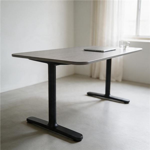 Light Brown Office Table, 31.5" x 63"