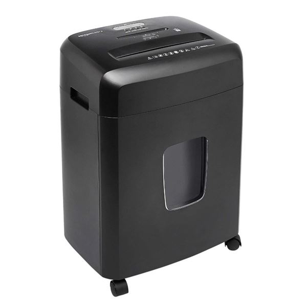 BNIB - Amazon Basics 15 Sheet - original model Cross Cut Paper, CD Credit Card Office Shredder