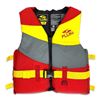 Image 1 : Fluid Deluxe Nylon Life Jackets, Red & Yellow - Adult Size (M, 3 pcs)