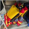 Image 3 : Fluid Deluxe Nylon Life Jackets, Red & Yellow - Adult Size (M, 3 pcs)