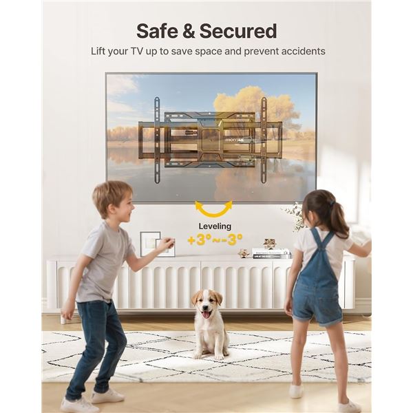 Full motion TV wall mounts - 39" - 90" TV Capacity