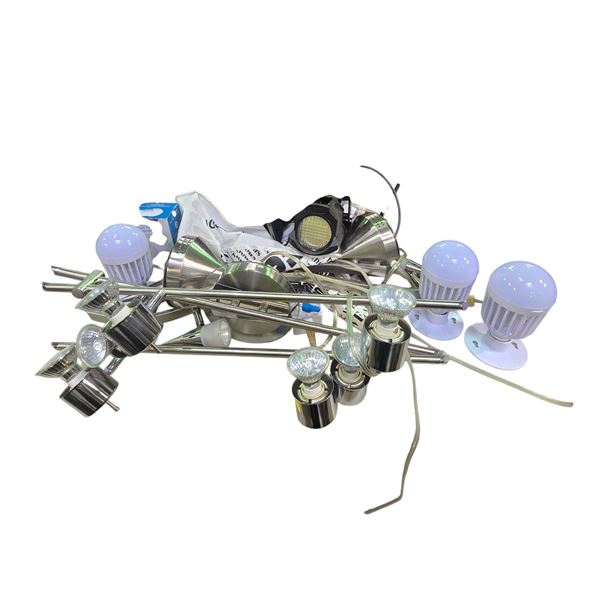 Group of misc. halogen lighting fixtures