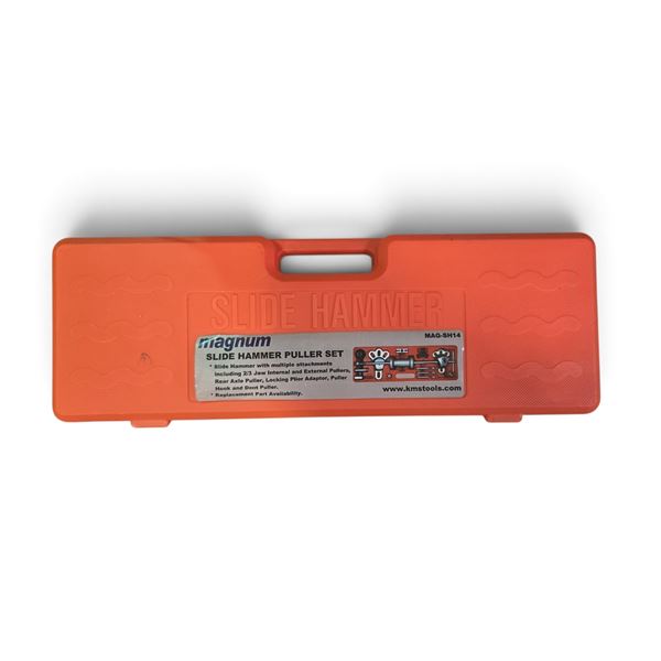 Magnum slide hammer pull set in hard case
