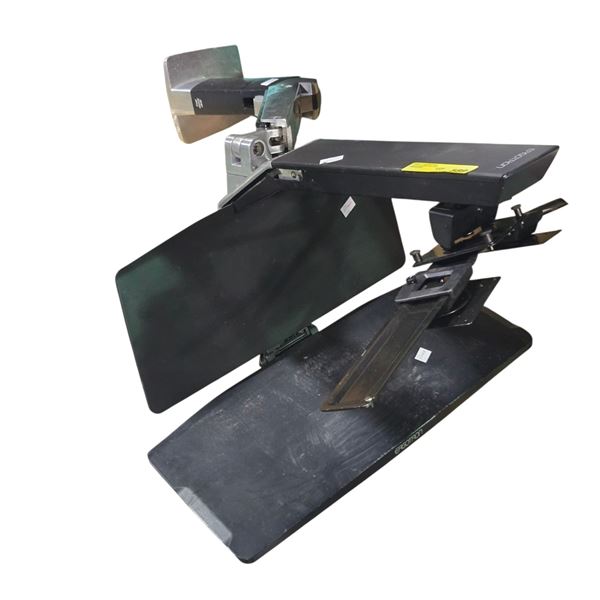 Ergotron desk mount tv/monitor mount w/ component shelf