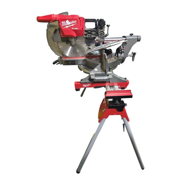 Milwaukee M18 12" Sliding compound miter saw w/ stand