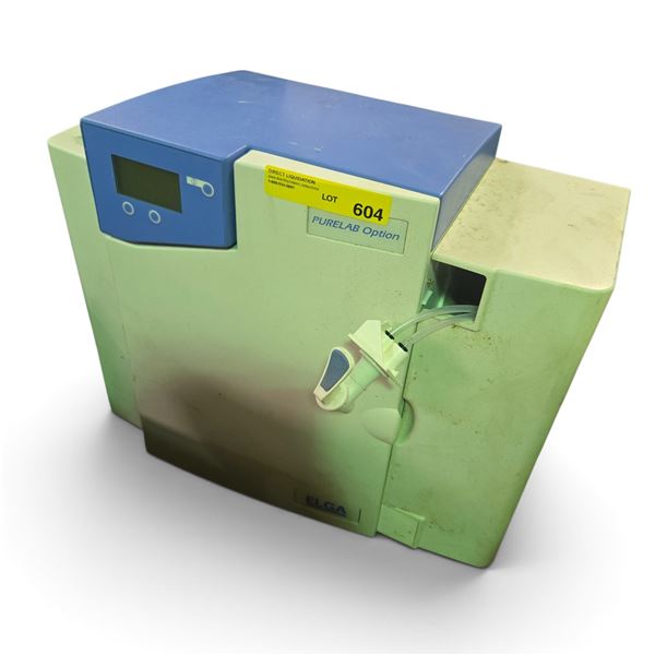Purelab Option water filtration/treatment unit