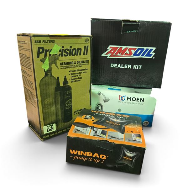 Amsoil dealers oil kit, precision oil kit & winbag air jack