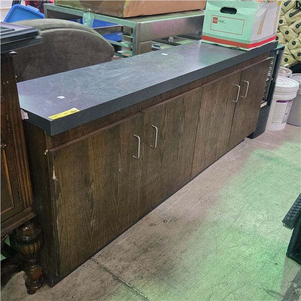 4 door sideboard cabinet - 72x14x30"