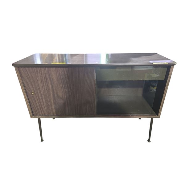 Side board cabinet w/ sliding glass door