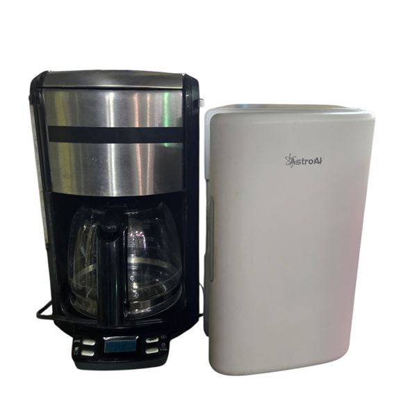 Astro AI mini fridge & coffee maker