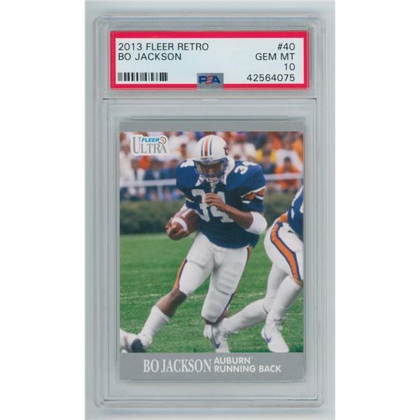 2013 Fleer Retro Bo Jackson #40 PSA 10