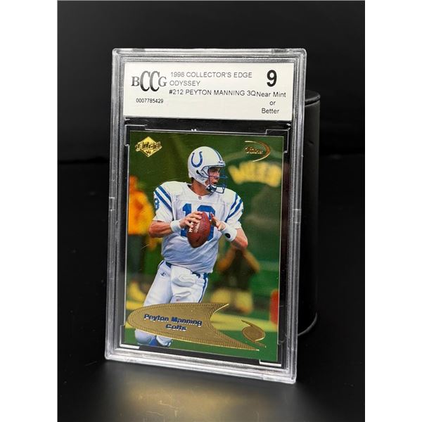1989 Collector's Edge Odyssey Peyton Manning BCCG