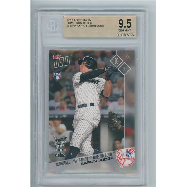 2017 Topps Now Home Run Derby Aaron Judge BGS
