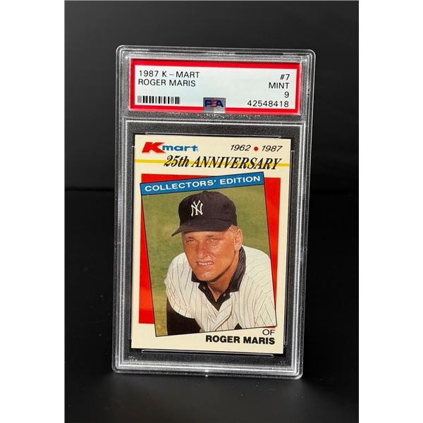 1987 Kmart Roger Maris #7 PSA 9