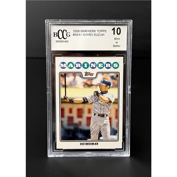 2008 Mariners Topps Ichiro Suzuki #SEA1 BCCG 10