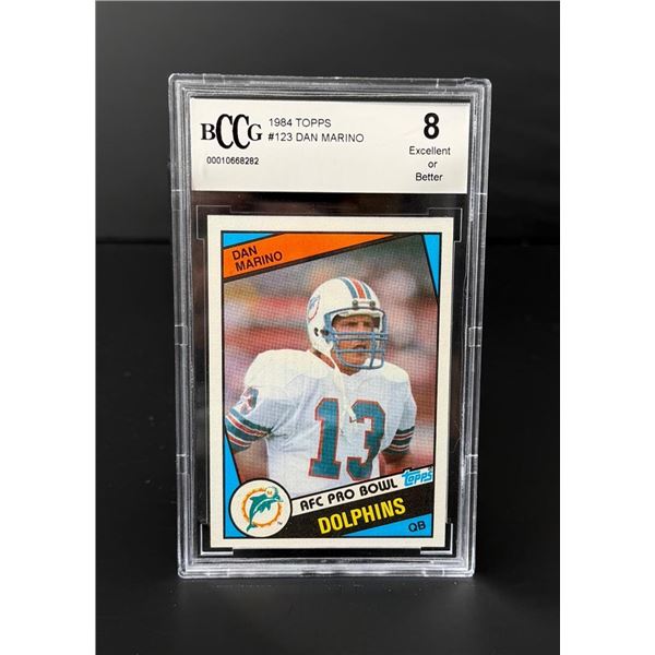 1984 Topps #123 Dan Marino BCCG 8