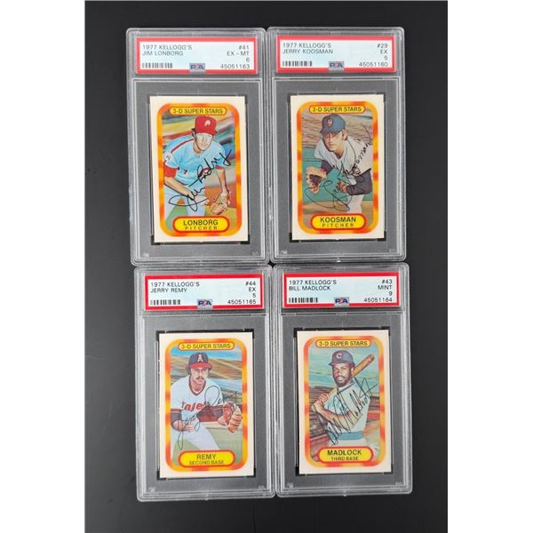 PSA Graded 1977 Kellogg's Baseball Card Collection