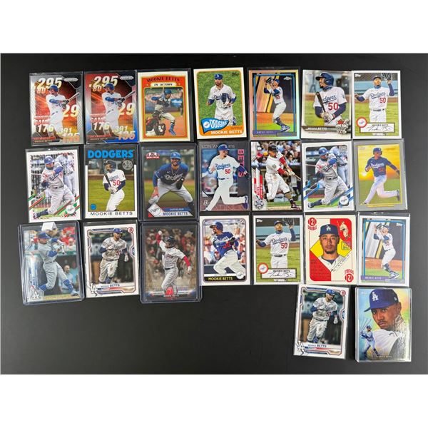 Collection of Mookie Betts Baseball Cards