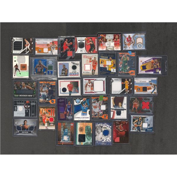 Collection of Basketball Patch Cards