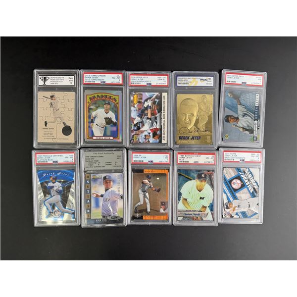Collection of Derek Jeter Graded Cards