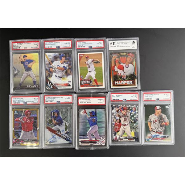 Collection of Graded Baseball Cards