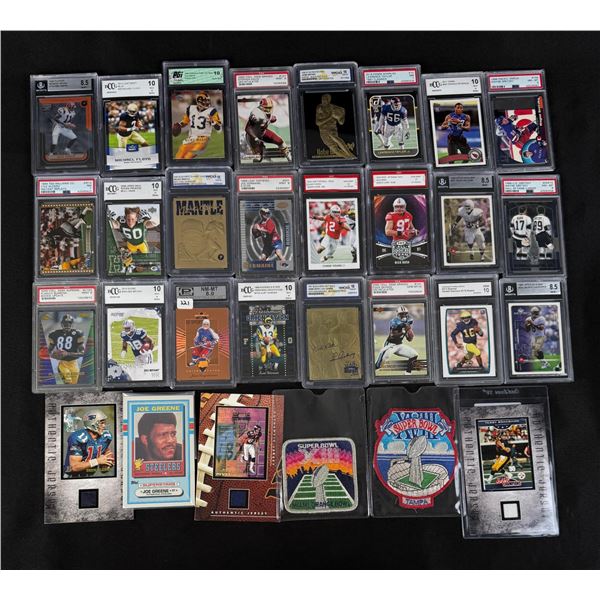 Collection of Graded Football Cards