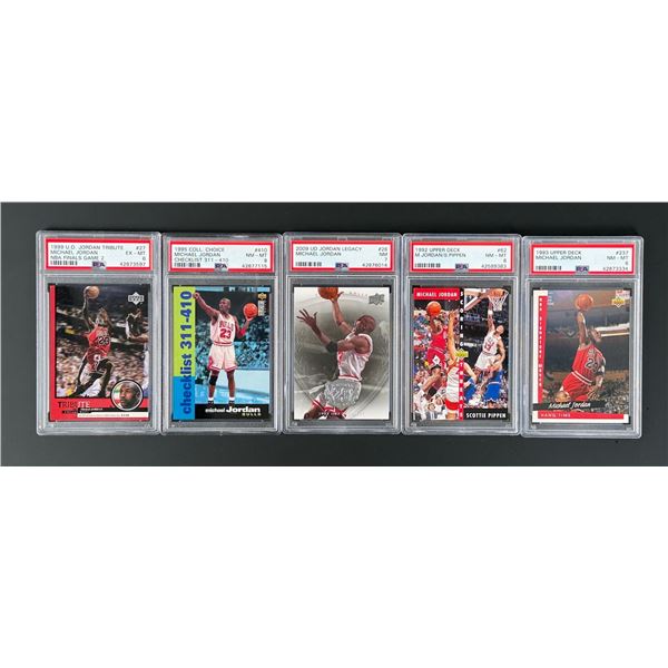 PSA Graded Collection of Michael Jordan Cards