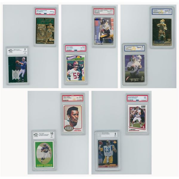 Collection of Graded Football Cards