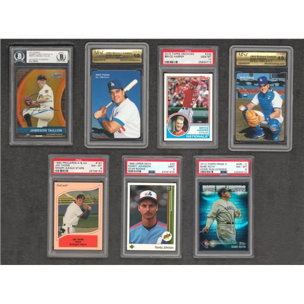 Collection of Graded Baseball Cards