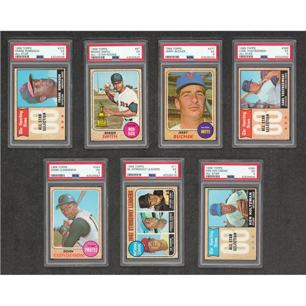 Collection of Graded 1968 Baseball Cards