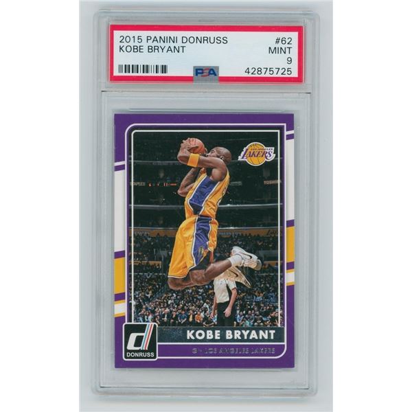 2015 Panini Donruss Kobe Bryant #62 PSA 10