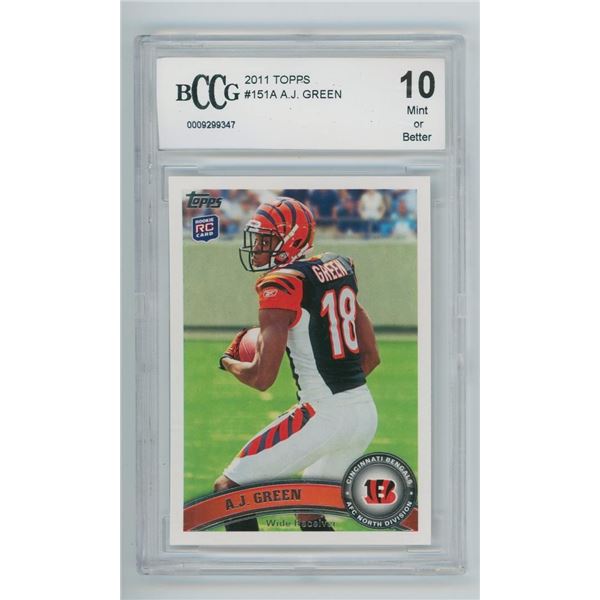 2011 Topps AJ Green #151A BCCG 10