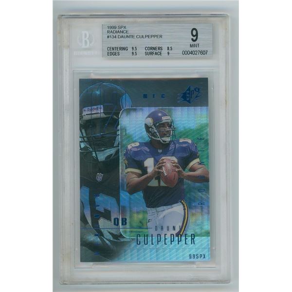 1999 SPX Radiance Daunte Culpepper #134 BGS 9