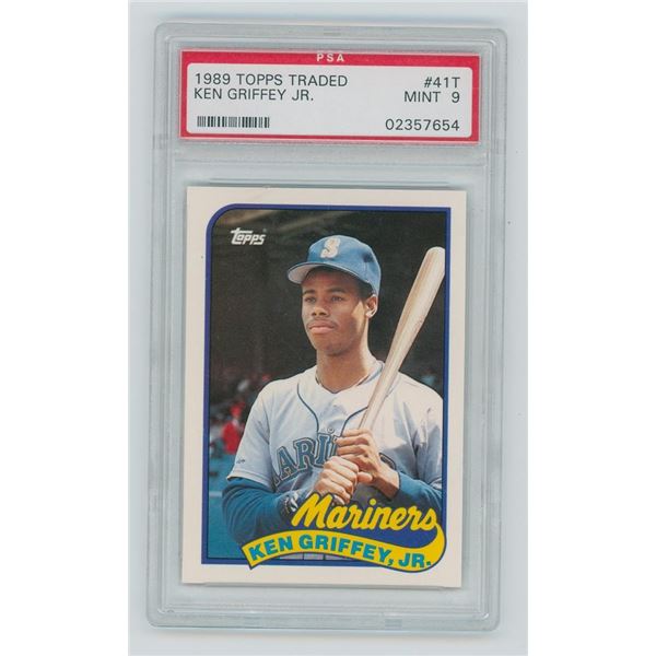 1989 Topps Traded Ken Griffey Jr #41T PSA 9