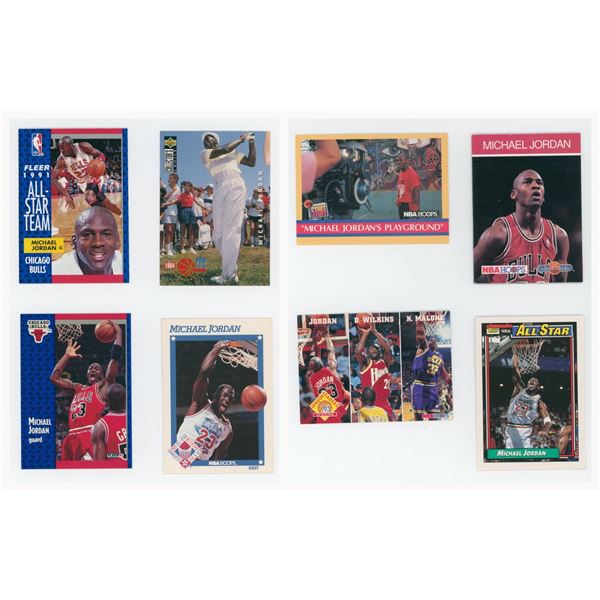 Collection of Michael Jordan Basketball Golf Cards
