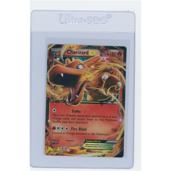 2014 Pokemon XY Flashfire Charizard EX Card