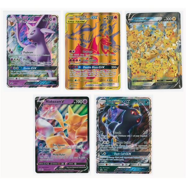 Collection of Oversize Jumbo Pokemon Cards