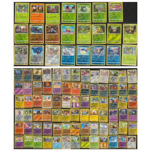 Collection of Reverse Holo Pokemon Cards